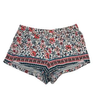 Express floral shorts pull on NEW boho summer floral resort wear